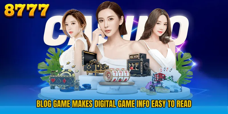 Blog Game makes digital game info easy to read