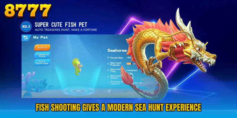 Fish Shooting gives a modern sea hunt experience