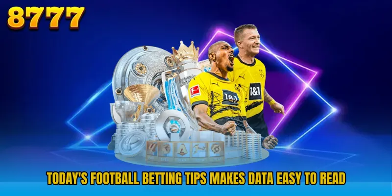 Today's Football Betting Tips makes data easy to read